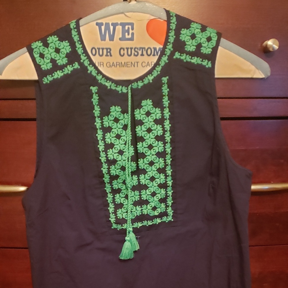 JCrew embroidered shirt